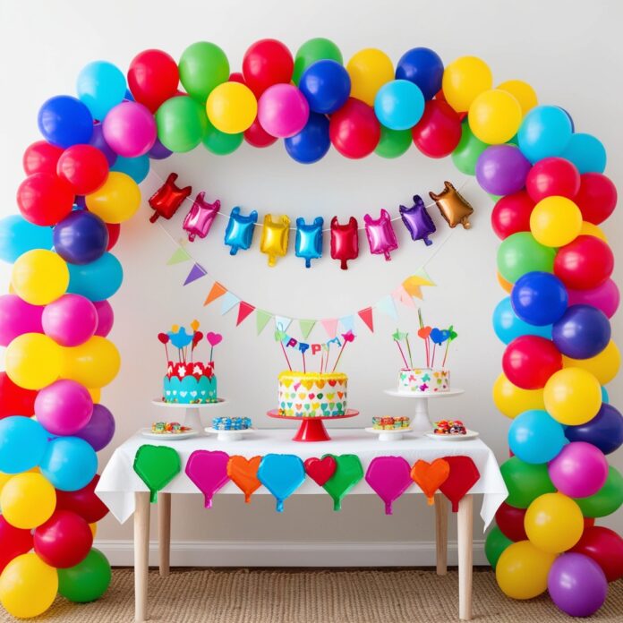 Homemade birthday party decorations