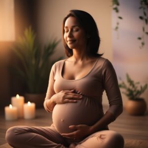 calm and healthy pregnancy