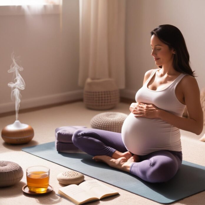 calm and healthy pregnancy