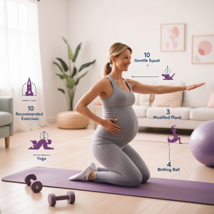 pregnancy fitness exercises