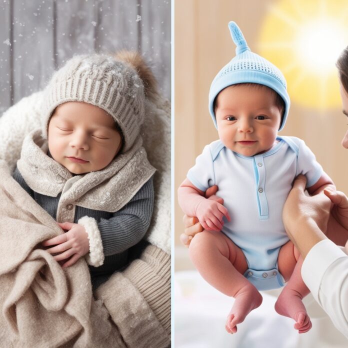 Dressing your newborn for different seasons